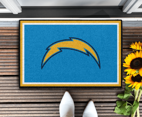 Los Angeles Chargers NFL Team Spirit Doormat