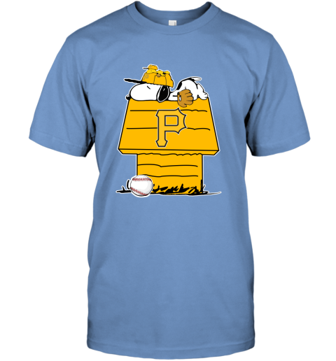 Snoopy And Woodstock Driving Car Pittsburgh Pirates Shirt