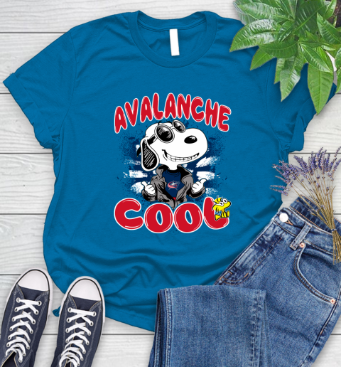 NHL Hockey Columbus Blue Jackets Cool Snoopy Shirt Women's T-Shirt 8