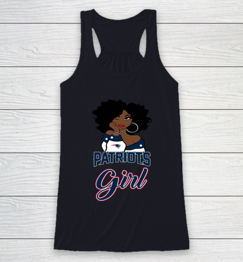 New England Patriots Girl NFL Racerback Tank 8