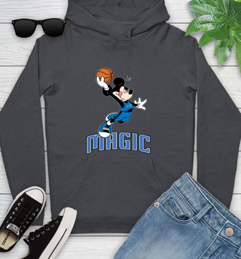NBA Basketball Orlando Magic Cheerful Mickey Mouse Shirt Youth Hoodie 8