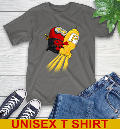MLB Baseball Pittsburgh Pirates Deadpool Minion Marvel Shirt T-Shirt 10