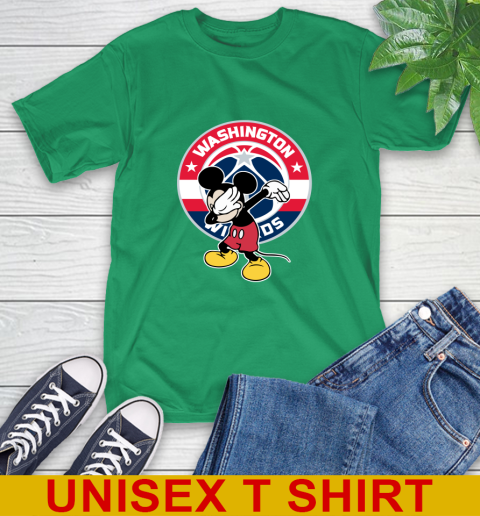 Washington Wizards NBA Basketball Dabbing Mickey Disney Sports T-Shirt 7