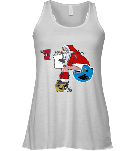 Santa Claus Tampa Bay Buccaneers Shit On Other Teams Christmas Racerback Tank