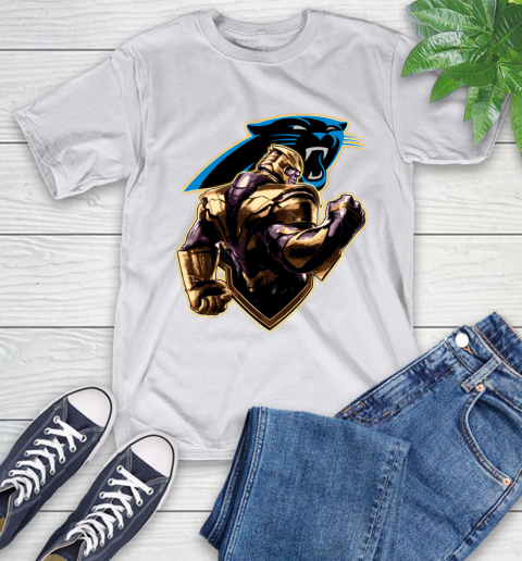 NFL Thanos Avengers Endgame Football Sports Carolina Panthers T-Shirt 12