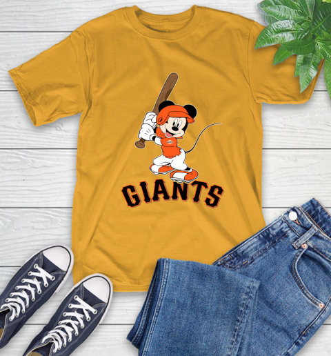 MLB Baseball San Francisco Giants Cheerful Mickey Mouse Shirt T-Shirt 3