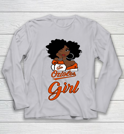 Baltimore Orioles Girl MLB Youth Long Sleeve 5