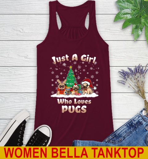 Christmas Just a girl who love pugs dog pet lover 38