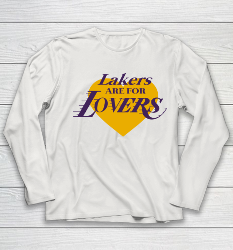 Love Lakers Shirt Laker Are For Lovers Youth Long Sleeve 8