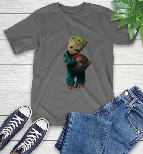 NBA Groot Guardians Of The Galaxy Basketball Sports Toronto Raptors T-Shirt 9