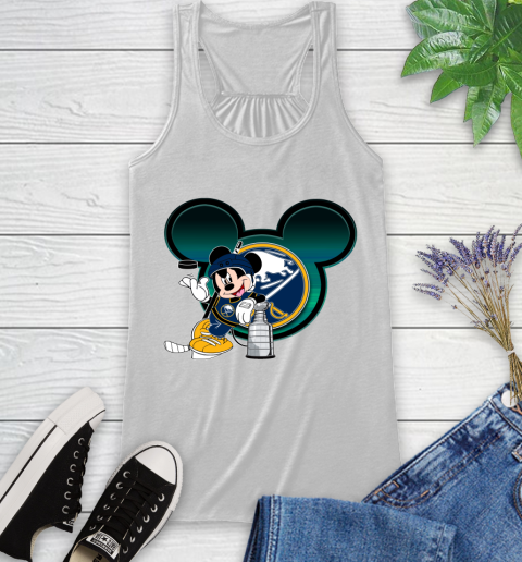 NHL Buffalo Sabres Stanley Cup Mickey Mouse Disney Hockey T Shirt Racerback Tank