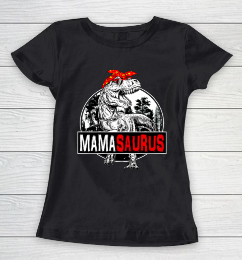 Mamasaurus T Rex Mother's Day Dinosaur Funny Mama Saurus Women's T-Shirt