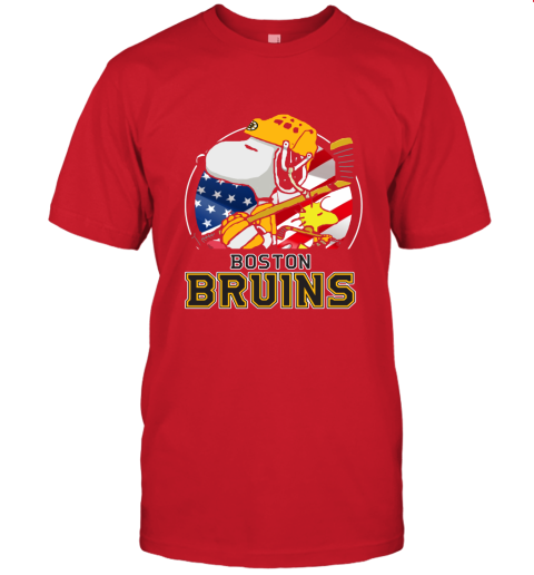 skpm-boston-bruins-ice-hockey-snoopy-and-woodstock-nhl-jersey-t-shirt-60-front-red-480px