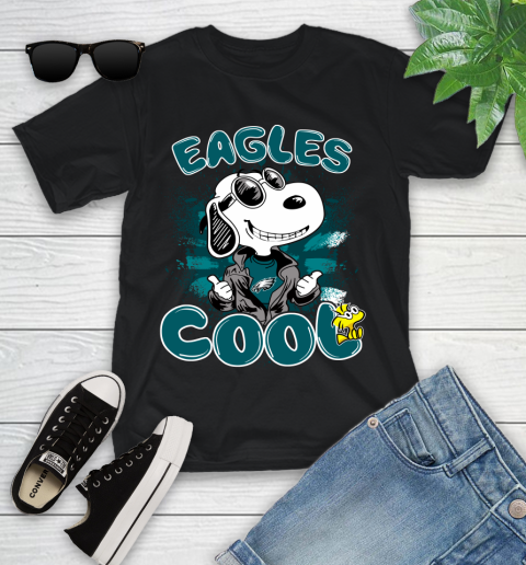 NFL Football Philadelphia Eagles Cool Snoopy Shirt Youth T-Shirt