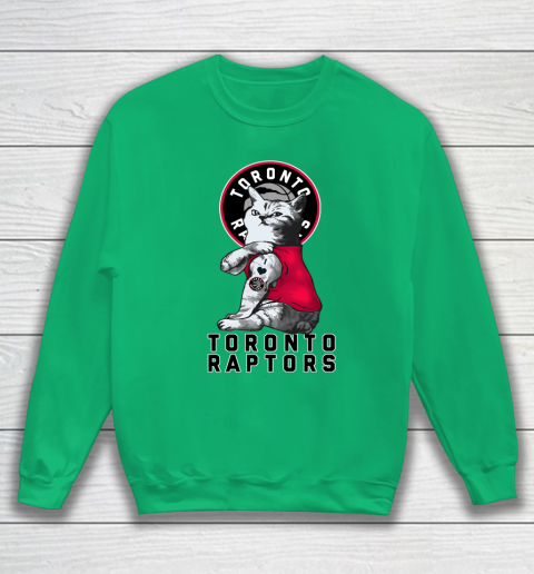 NBA Basketball My Cat Loves Toronto Raptors Sweatshirt 5