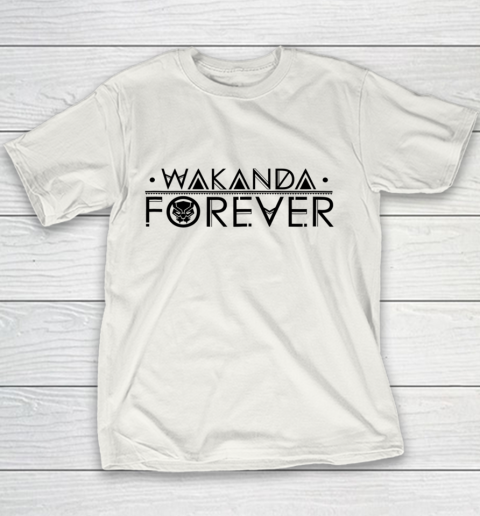Marvel Black Panther Wakanda Forever Chest Graphic Youth T-Shirt