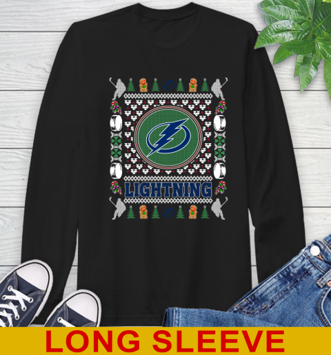 Tampa Bay Lightning Merry Christmas NHL Hockey Loyal Fan Long Sleeve T-Shirt