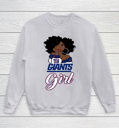 New York Giants Girl NFL Youth Sweatshirt 4