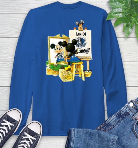 NBA Basketball Dallas Mavericks Mickey Drawing Shirt 64