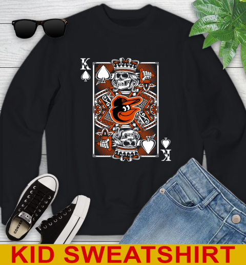 Baltimore Orioles MLB Baseball The King Of Spades Death Cards Shirt Youth Sweatshirt Baltimore Orioles MLB Baseball The King Of Spades Death Cards Shirt Youth Sweatshirt