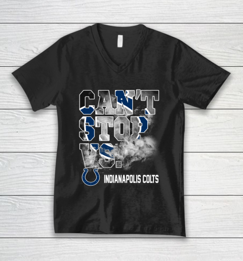 NFL Indianapolis Colts Can't Stop Vs V-Neck T-Shirt