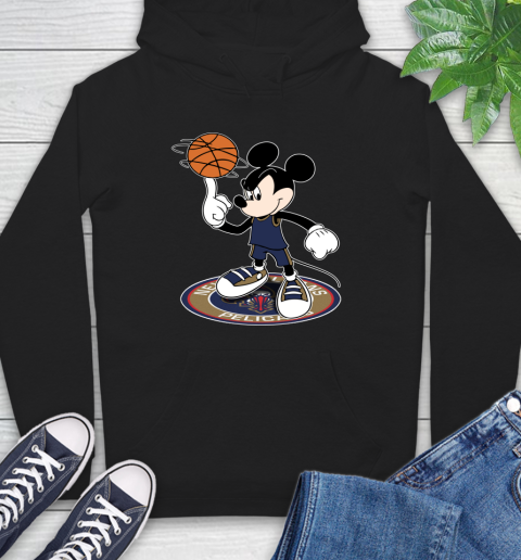 NBA Basketball New Orleans Pelicans Cheerful Mickey Disney Shirt Hoodie