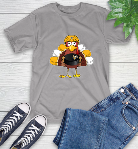 Pittsburgh Penguins Turkey Thanksgiving Day T-Shirt 6