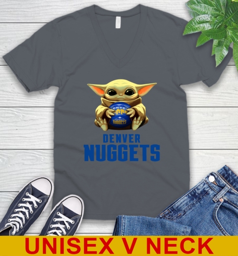 NBA Basketball Denver Nuggets Star Wars Baby Yoda Shirt 53