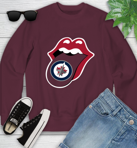 Winnipeg Jets NHL Hockey Lips I Root For My Team Adoring Fan 119