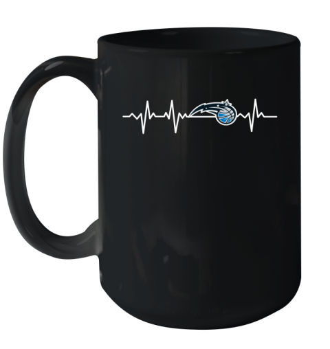 Orlando Magic NBA Basketball Heart Beat Shirt Ceramic Mug 15oz