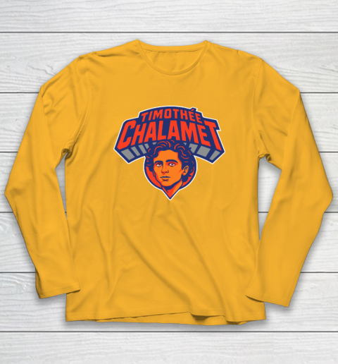 Timothee Chalamet New York Knicks Long Sleeve T-Shirt 2