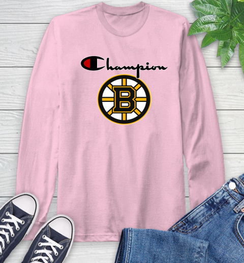 NHL Hockey Boston Bruins Champion Shirt Long Sleeve T-Shirt 8