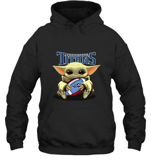 Baby Yoda Loves The Tennessee Titans Star Wars NFL Hoodie