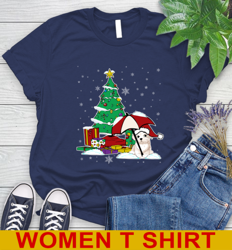 Maltese Christmas Dog Lovers Shirts 237