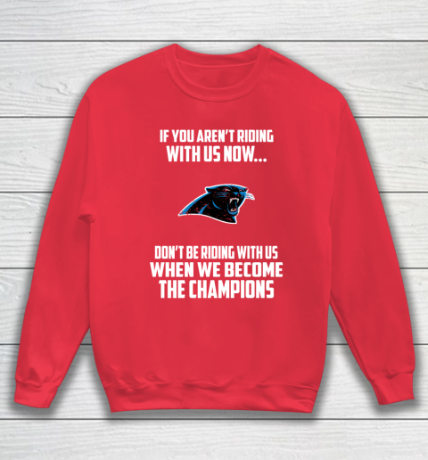 NFL Carolina Panthers Football We Become The Champions Sweatshirt 7