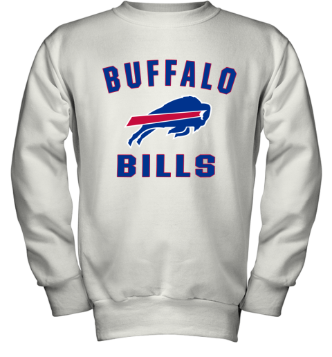 Buffalo Bills NFL Pro Line Gray Victory Arch Youth Sweatshirt