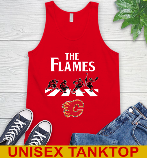 NHL Hockey Calgary Flames The Beatles Rock Band Shirt Tank Top 5
