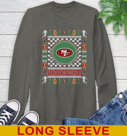 San Francisco 49ers Merry Christmas NFL Football Loyal Fan Long Sleeve T-Shirt 10