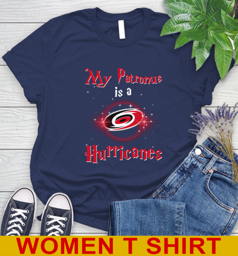 NHL Hockey Harry Potter My Patronus Is A Carolina Hurricanes Women's T-Shirt 12