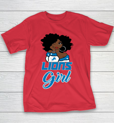 Detroit Lions Girl NFL Youth T-Shirt 9