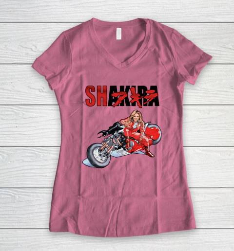 Shakira Akira Women's V-Neck T-Shirt 7