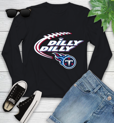 NFL Tennessee Titans Dilly Dilly Football Sports Youth Long Sleeve 2