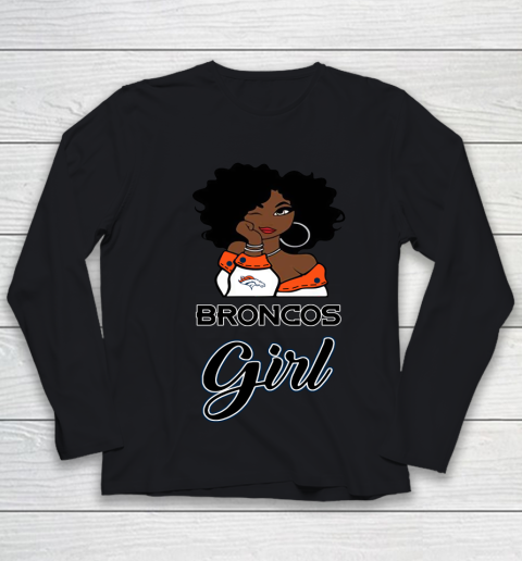 Denver Broncos Girl NFL Youth Long Sleeve