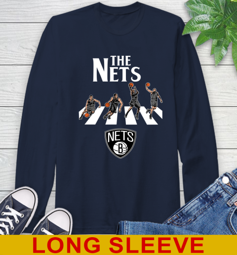 NBA Basketball Brooklyn Nets The Beatles Rock Band Shirt Long Sleeve T-Shirt 3