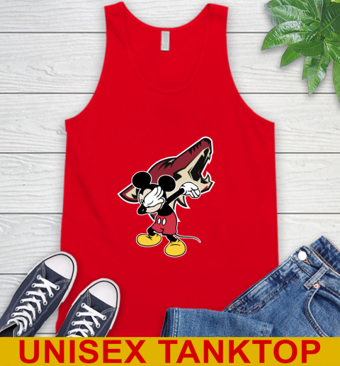 Arizona Coyotes NHL Hockey Dabbing Mickey Disney Sports Tank Top 6