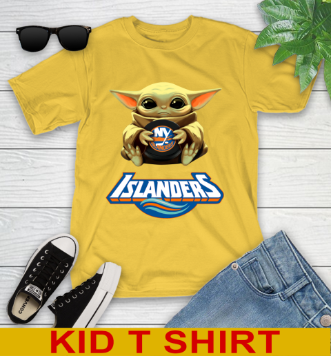 NHL Hockey New York Islanders Star Wars Baby Yoda Shirt 108