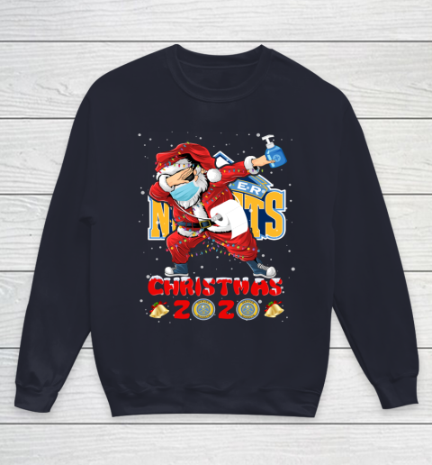 Denver Nuggets Funny Santa Claus Dabbing Christmas 2020 NBA Youth Sweatshirt 3 Denver Nuggets Funny Santa Claus Dabbing Christmas 2020 NBA Youth Sweatshirt - Image 3