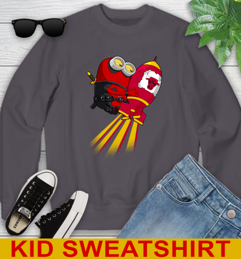 NBA Basketball Chicago Bulls Deadpool Minion Marvel Shirt Youth Sweatshirt 5