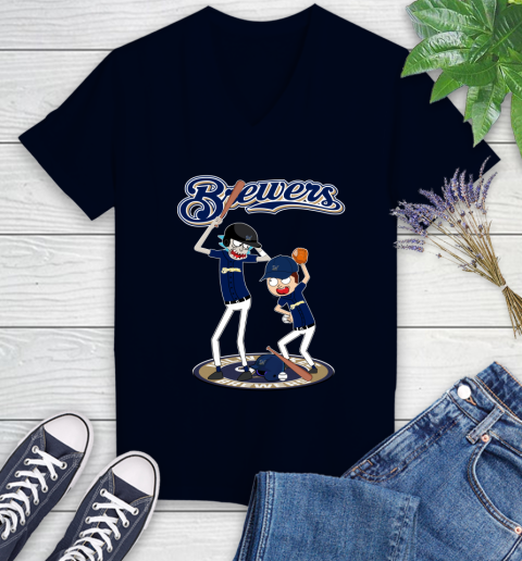MLB Milwaukee Brewers Rick And Morty Baseball 79