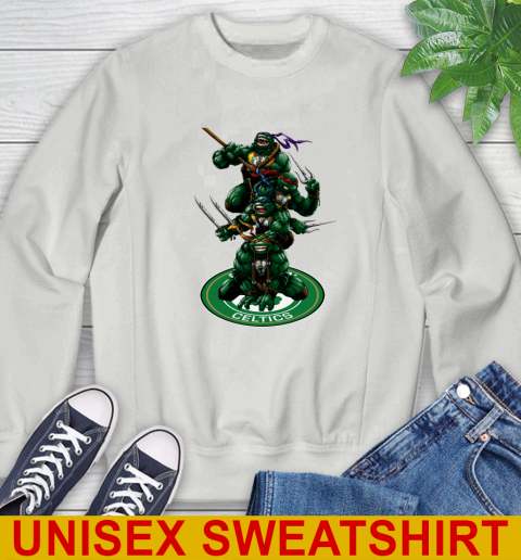 NBA Basketball Boston Celtics Teenage Mutant Ninja Turtles Shirt Sweatshirt 5